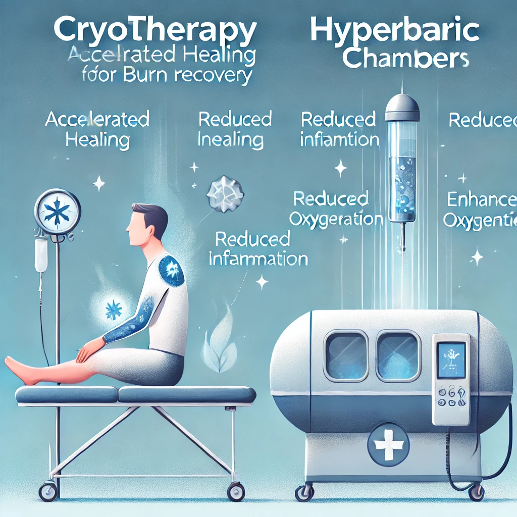 Popáleniny: Efektivní regenerace pomocí kryoterapie a hyperbarické komory